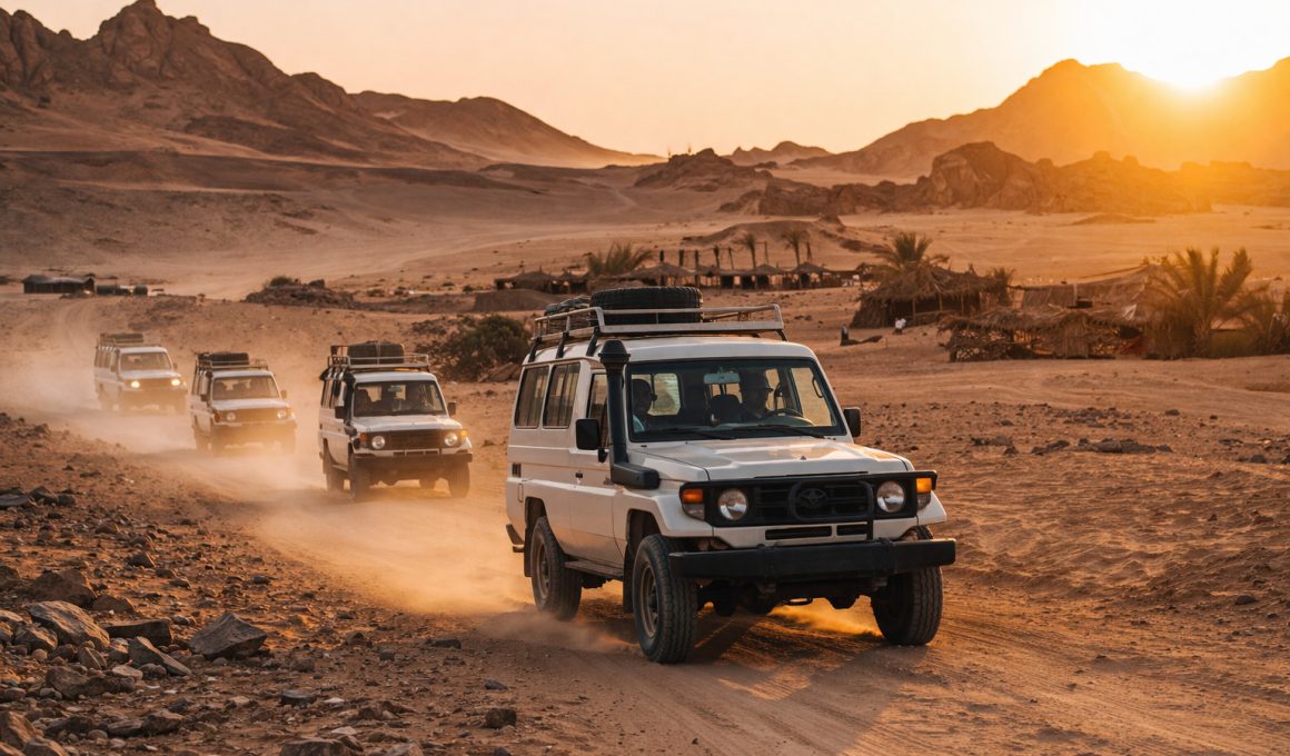 Safariul în Egiptul deșertic și excursiile în jeep, explicate pe îndelete