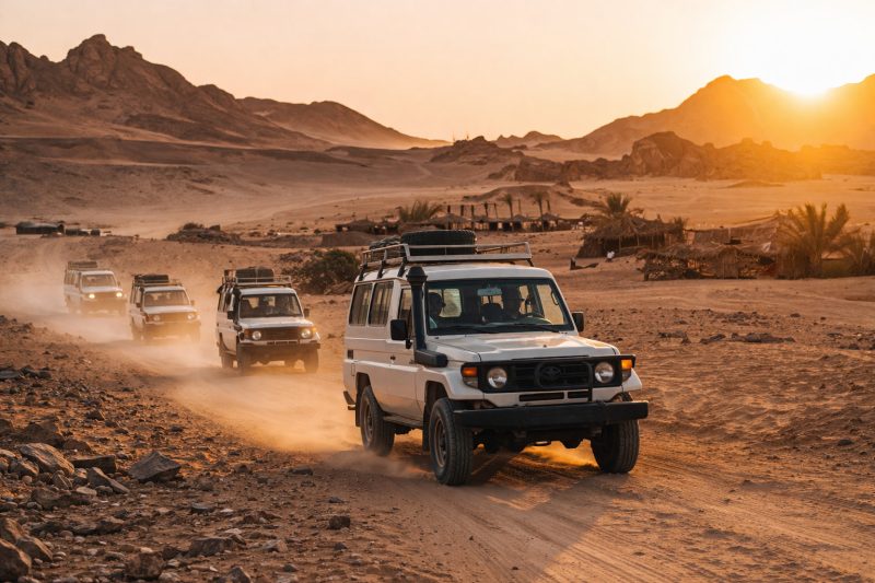 Safariul în Egiptul deșertic și excursiile în jeep, explicate pe îndelete